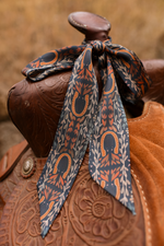 Load image into Gallery viewer, Western Harvest Twilly Scarf in Deep Juniper