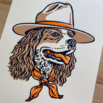 Load image into Gallery viewer, Spaniel Cowdog - Signed Silkscreen Print