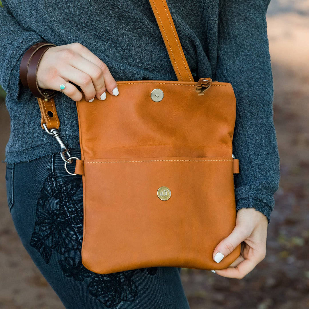 Foldover Crossbody Clutch