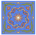 Load image into Gallery viewer, Snakes Blue