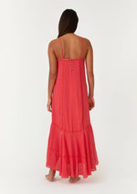 Load image into Gallery viewer, High-Low Lace Maxi Dress
