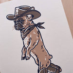 Load image into Gallery viewer, Frenchie Outlaw - Signed Silkscreen Print