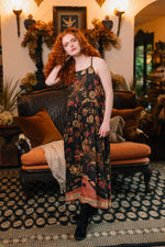 Load image into Gallery viewer, Heart of Gold Maxi Slip Dress
