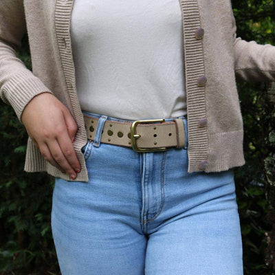 Faye Studded Leather Belt