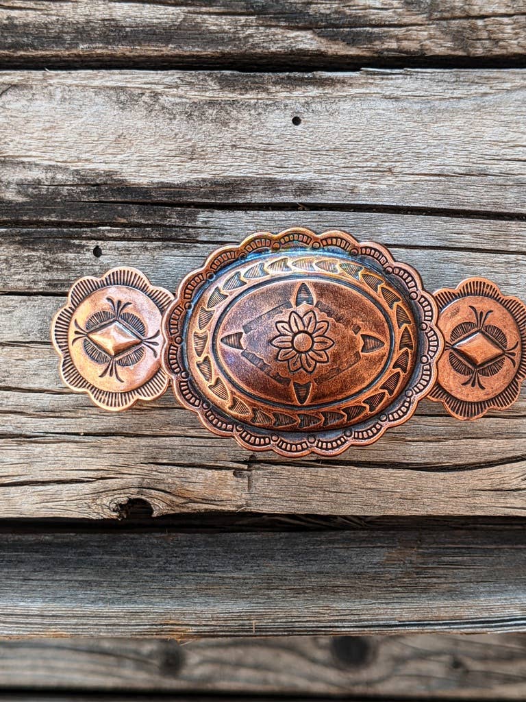 Copper Santa Fe Barrette