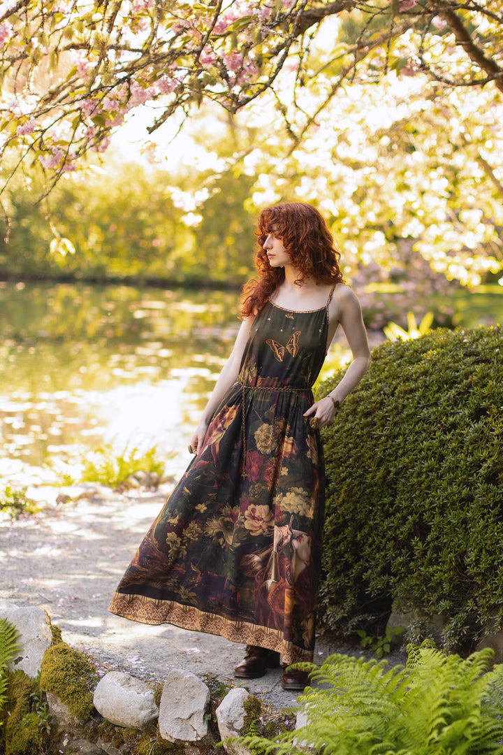 The Messenger Maxi Slip Dress