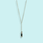 Load image into Gallery viewer, Long Y-drop Shell Handled Knife Necklace