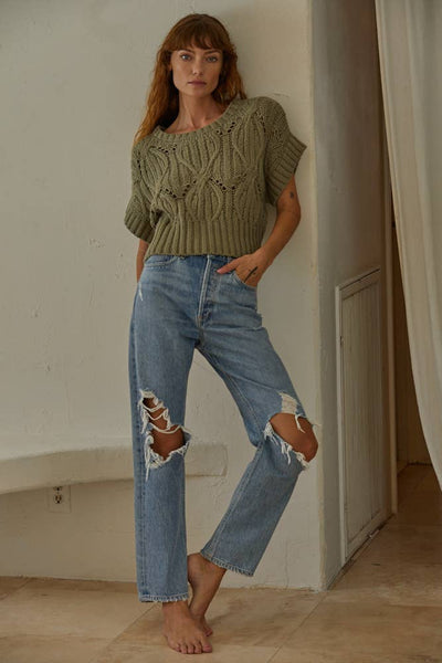 Chunky Cotton Knitted Top