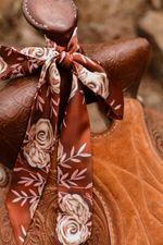 Load image into Gallery viewer, Wild Roses Twilly Scarf