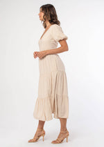 Load image into Gallery viewer, Gingham Puff Sleeve Dress