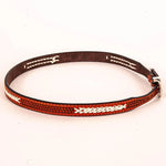 Load image into Gallery viewer, Fargo Tooled Leather Hat band
