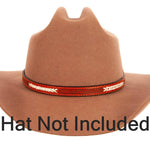 Load image into Gallery viewer, Fargo Tooled Leather Hat band
