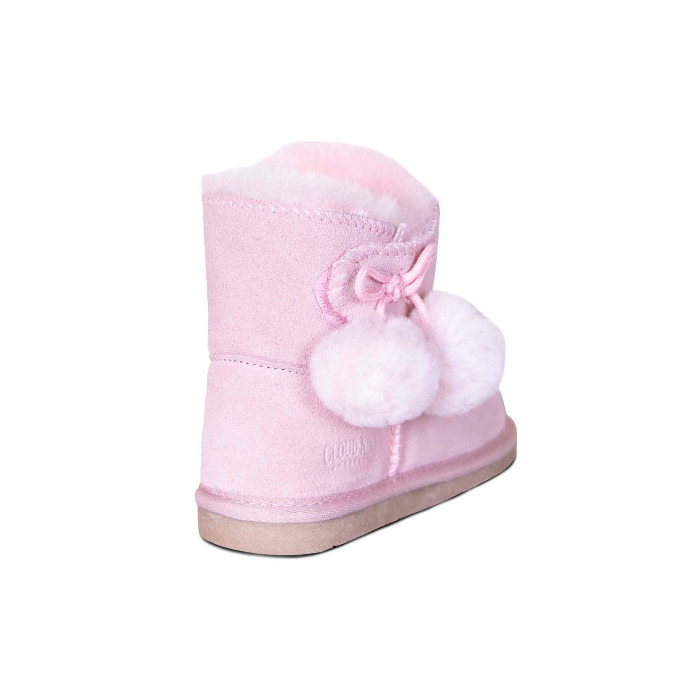 Kids Sheepskin Pom Pom Boot