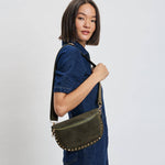 Load image into Gallery viewer, Gizelle-Suede Belt Bag