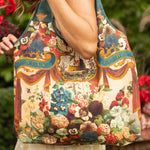 Load image into Gallery viewer, Stay Gold Linen Tote Bag
