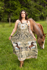 Load image into Gallery viewer, Born To Run Bohéme Long Maxi Slip Dress
