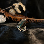 Load image into Gallery viewer, Silver Oval Turquoise Ring #8
