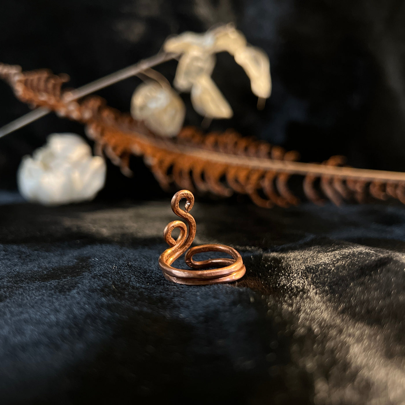 Copper Wind Whisp Ring #5