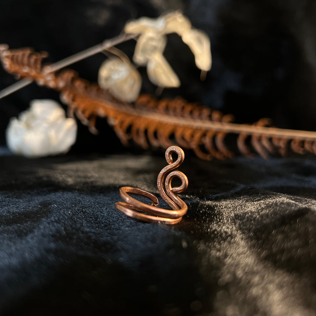 Copper Wind Whisp Ring #5