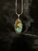 Load image into Gallery viewer, Nevada Turquoise Oval Pendant
