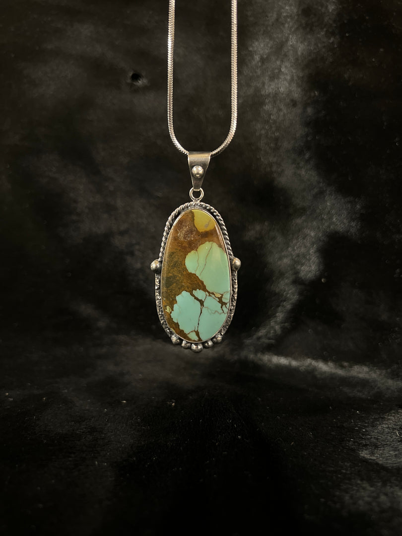 Nevada Turquoise Oval Pendant