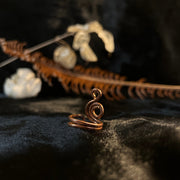Copper Spiral Ring #3