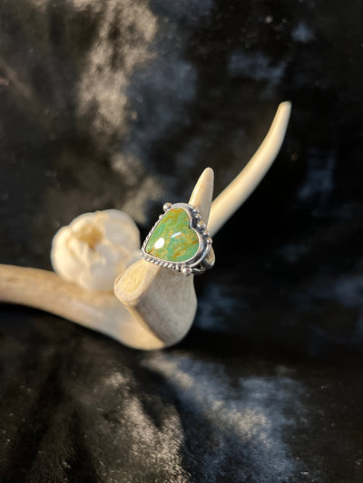 Sonoran Gold Turquoise Heart Ring