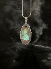 Nevada Turquoise Oval Pendant