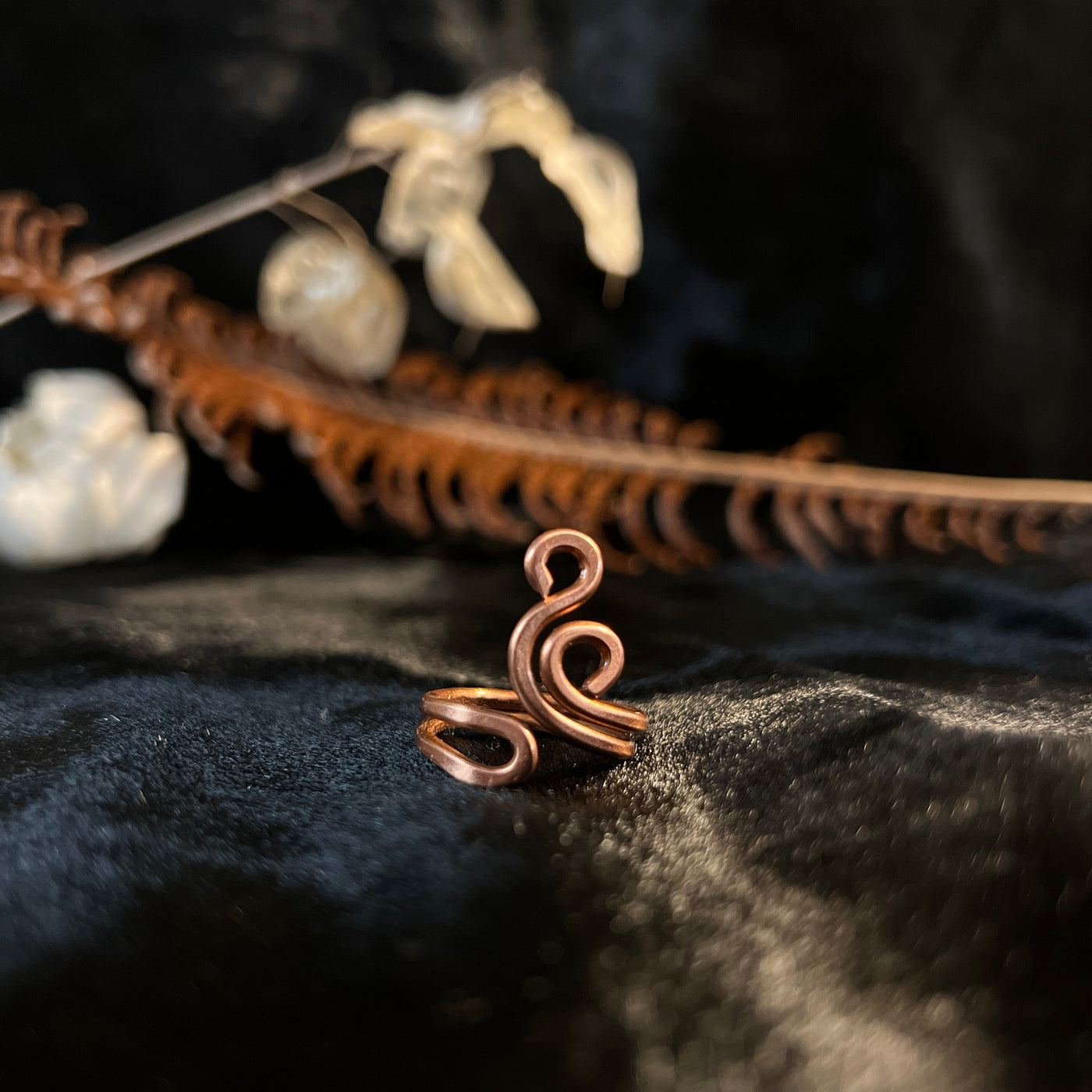 Copper Wind Whisp Ring #5
