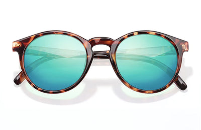 Dipsea Tortoise Emerald Sunglasses