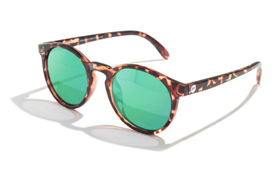 Dipsea Tortoise Emerald Sunglasses