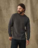 Load image into Gallery viewer, Waffle Knit Thermal Crew Neck