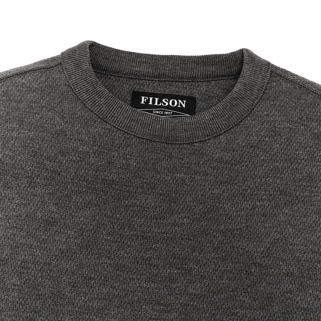 Waffle Knit Thermal Crew Neck