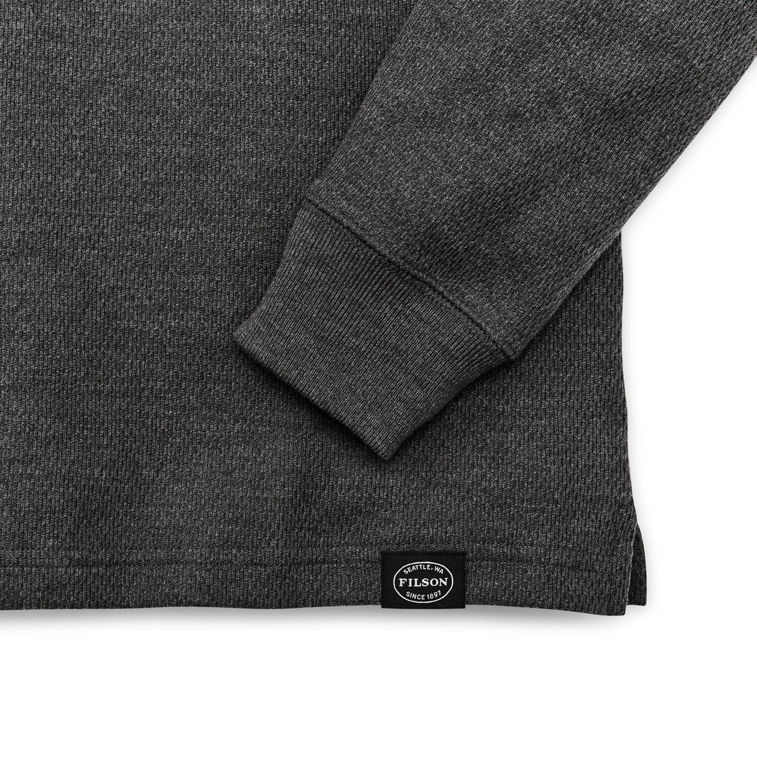 Waffle Knit Thermal Crew Neck