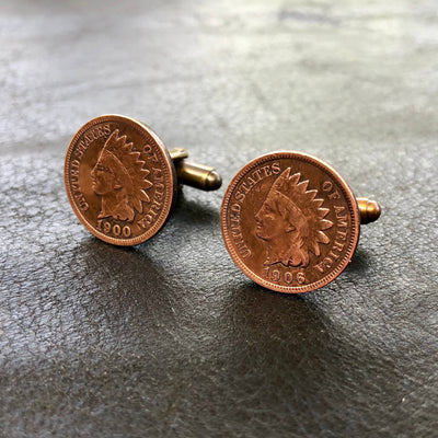 Indian Head Cent Cuff Links