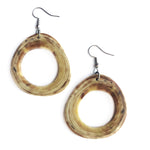 Load image into Gallery viewer, Cow Horn Hoop Earrings
