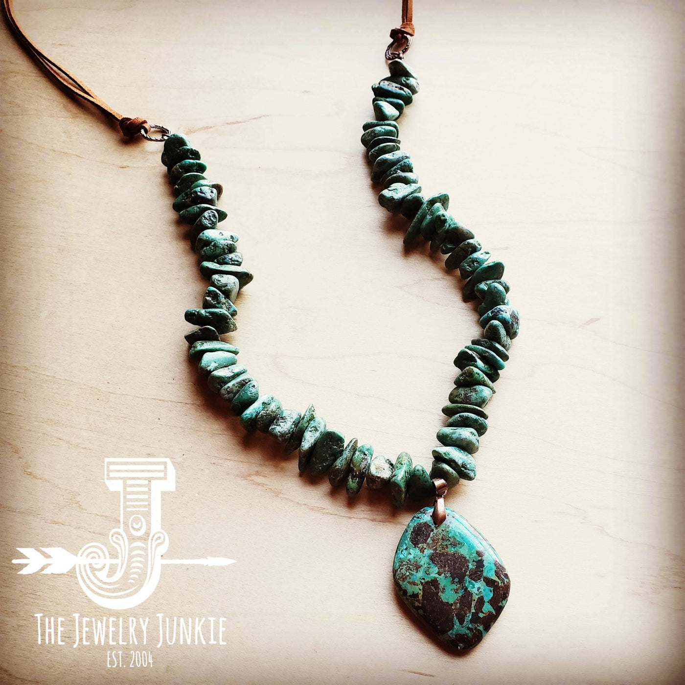 Chunky Turquoise with Pendant