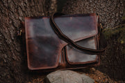 Buffalo Leather Messenger