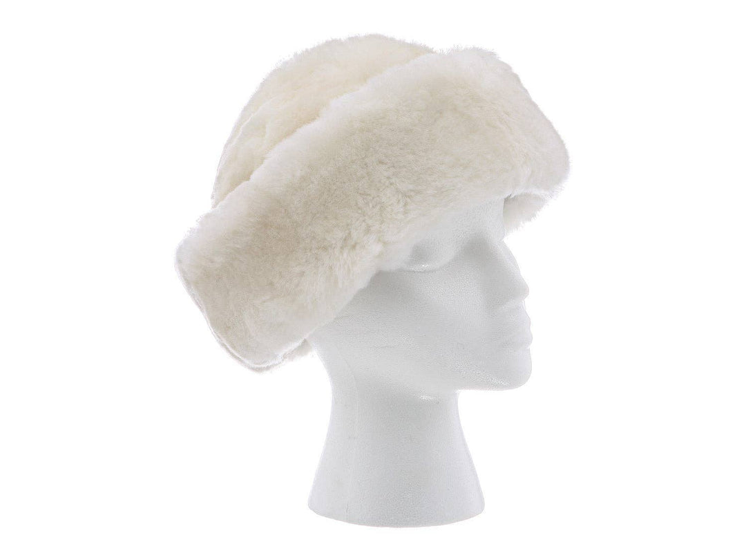 Sheepskin Snowball Hat