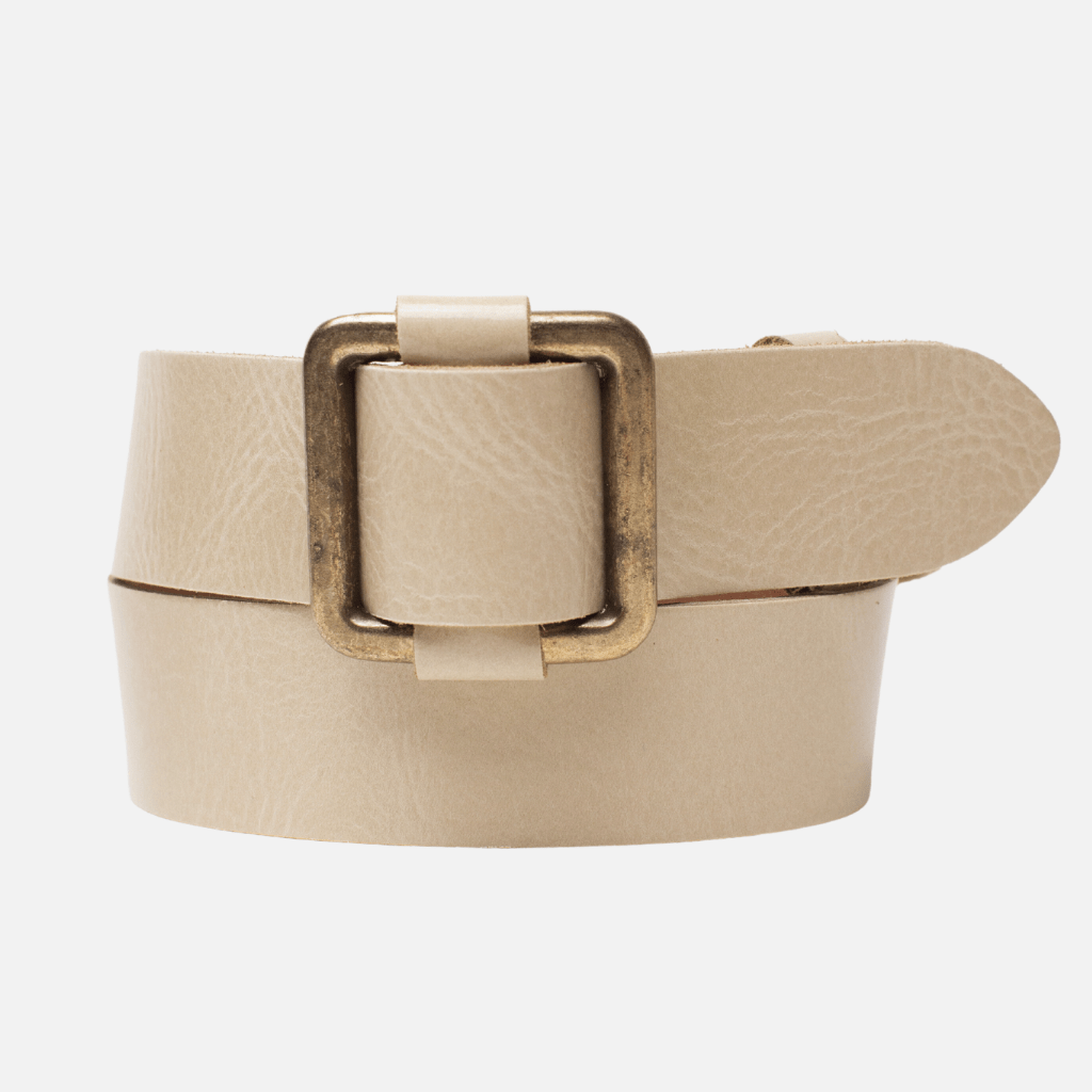 Pelle Adjustable Leather Slide Belt