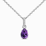 Load image into Gallery viewer, Sway Amethyst Necklace
