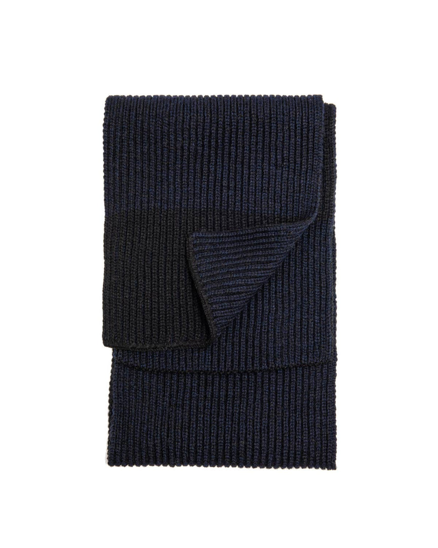 Ragg Wool Scarf Navy