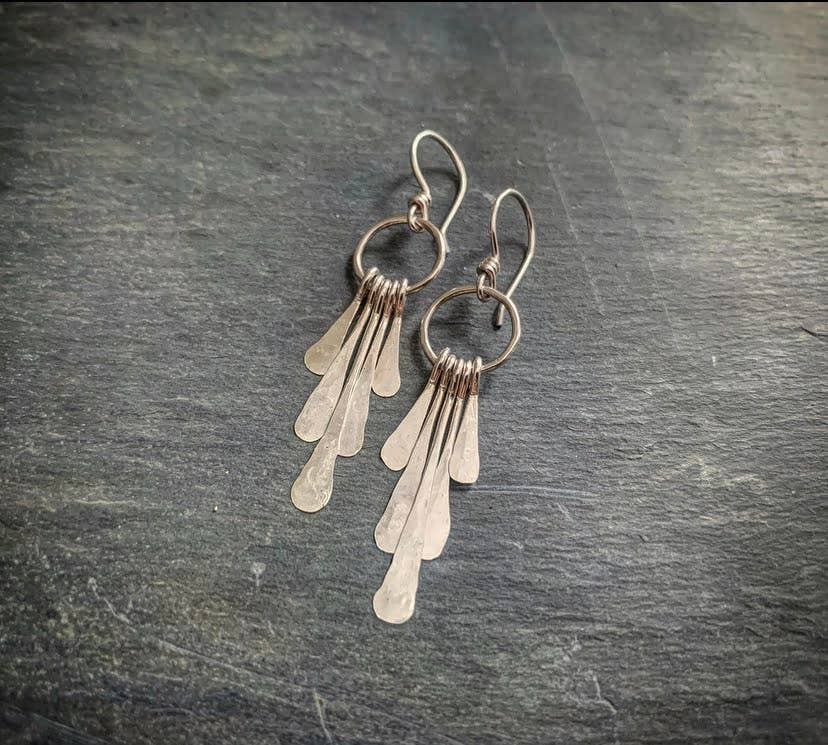 Mini Sterling Fringe Earrings