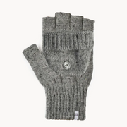 Convertible Fingerless Glomitt with Deerskin