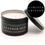 Load image into Gallery viewer, Leather Oud Soy Candle
