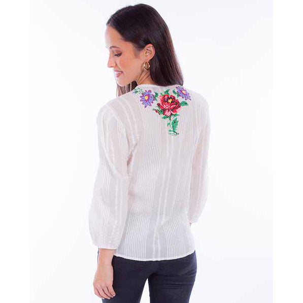 Floral Embroidered Blouse