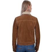 Ladies Boar Suede Snap Up