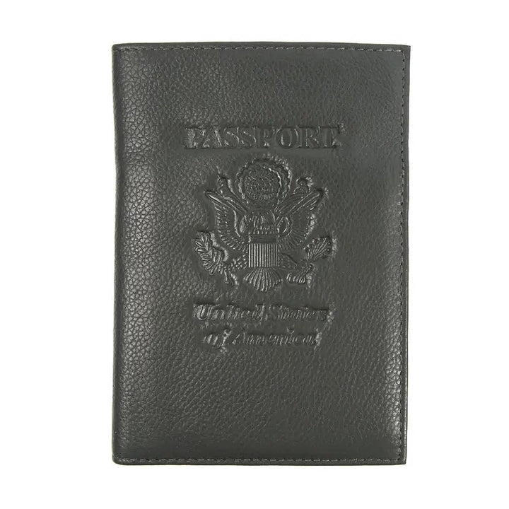 Leather Embossed Passport Cover