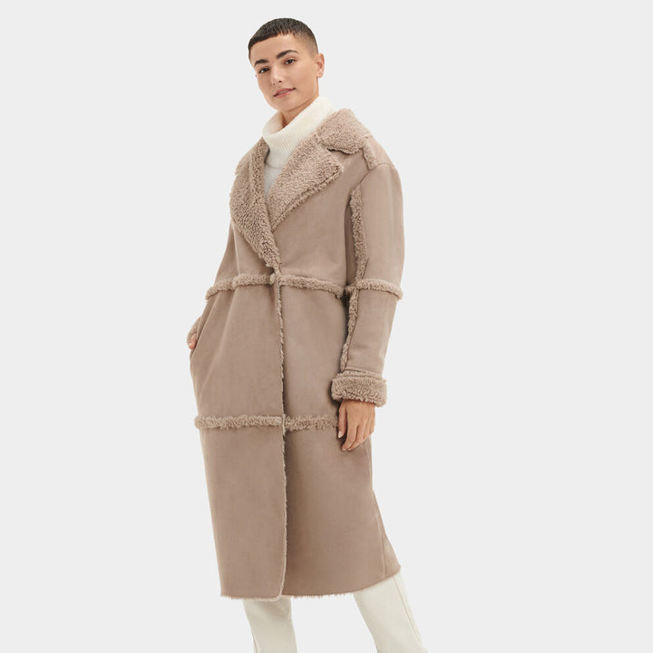 Takara Long Faux Twinface Coat