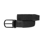 Load image into Gallery viewer, All Black Elastic Woven Belt
